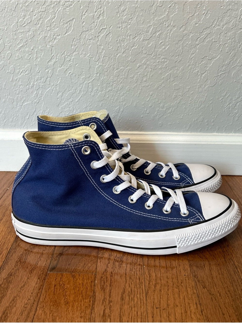 Converse Chuck Taylor Sneakers High Top Shoes Men’s Size 11 Blue - Picture 5 of 11